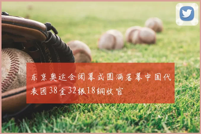 东京奥运会闭幕式圆满落幕中国代表团38金32银18铜收官